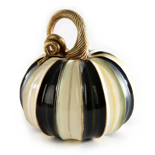 Elegant Stripe Small Pumpkin