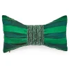 Emerald Bow Throw Pillow