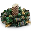 Emerald Luxe Candle Centerpiece