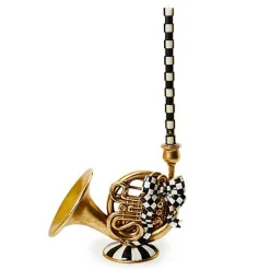 Emerald Luxe French Horn Candle Holder