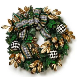 Emerald Luxe Illuminated 30 Wreath