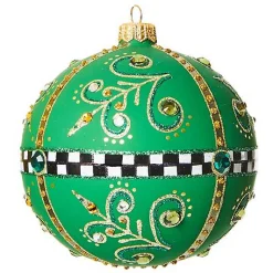 Emerald Luxe Matte Ball Glass Ornament