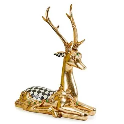 Emerald Luxe Resting Gold Deer