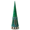 Emerald Luxe Small Beaded Cone Tree