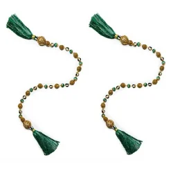 Emerald Luxe Swag Tassels, Set of 2