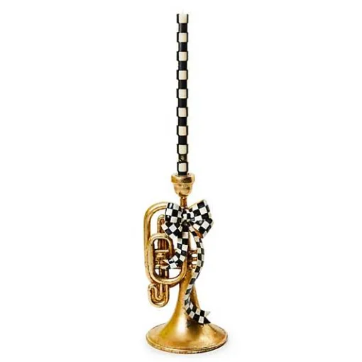 Emerald Luxe Trumpet Candle Holder