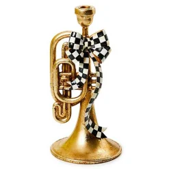 Emerald Luxe Trumpet Candle Holder
