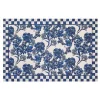 English Garden Floor Mat - Royal - 2' x 3'