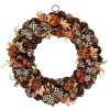 Fall On The Farm Pinecone Wreath