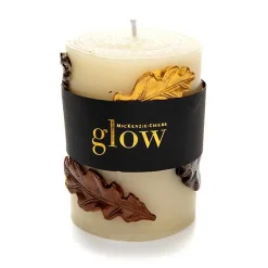 Falling Leaves 4 Pillar Candle