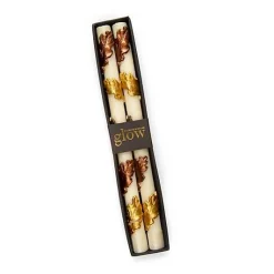 Falling Leaves Dinner Candles, Set of 2