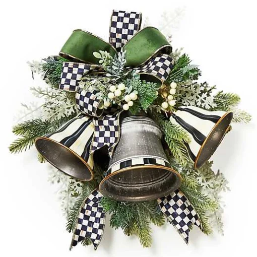 Farmhouse Holiday Bell Swag