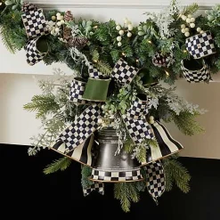 Farmhouse Holiday Bell Swag