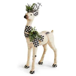 Farmhouse Holiday Birch Deer Figurine