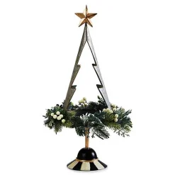 Farmhouse Holiday Galvanized Tabletop Tree