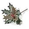 Farmhouse Holiday Holly Stem