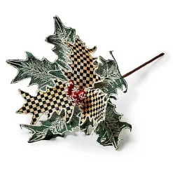 Farmhouse Holiday Holly Stem
