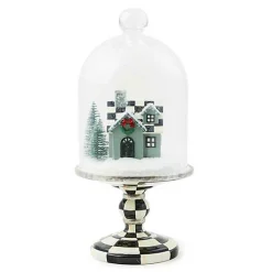Farmhouse Holiday House Cloche