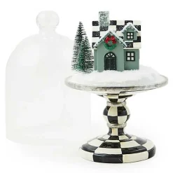 Farmhouse Holiday House Cloche