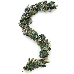Farmhouse Holiday Illuminated Garland