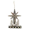 Farmhouse Holiday Wood Nativity Ornament