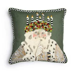 Farmhouse Santa Lucia Throw Pillow