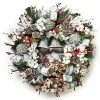 Farmhouse Sterling Holiday 30 Wreath