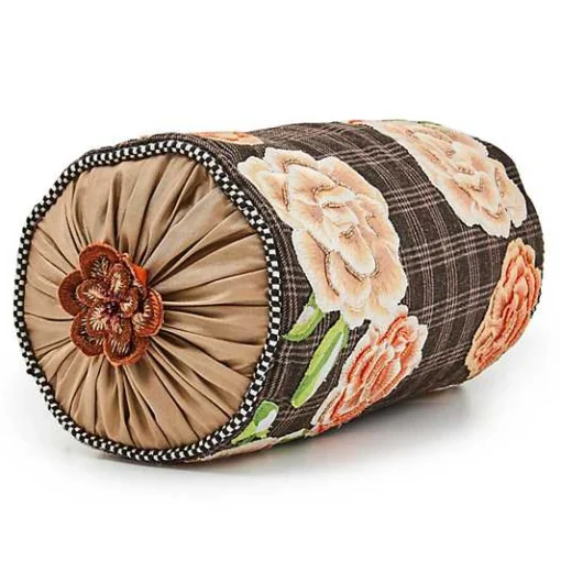 Field Study Floral Beaded Bolster