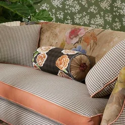 Field Study Floral Beaded Bolster