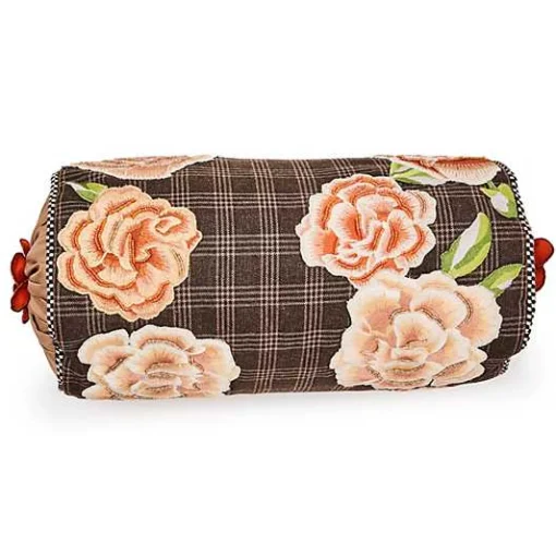 Field Study Floral Beaded Bolster