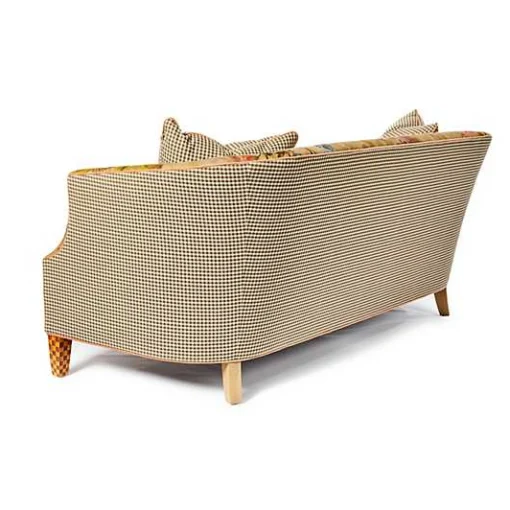 Field Study Floral  Gingham Sofa