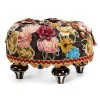 Field Study Floral Tufted Footstool