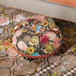 Field Study Floral Tufted Footstool