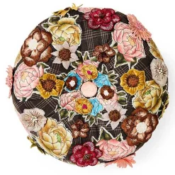 Field Study Floral Tufted Footstool