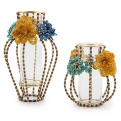 Field Study Small Beaded Flower Vase