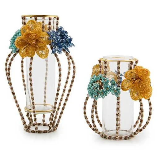 Field Study Small Beaded Flower Vase