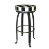 Flatiron Black Stripe Counter Stool
