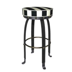 Flatiron Black Stripe Counter Stool