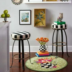 Flatiron Black Stripe Counter Stool