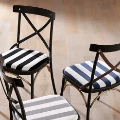 Flatiron Black Stripe Dining Chair