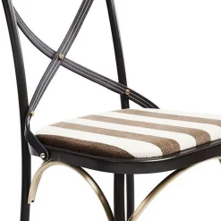 Flatiron Brown Stripe Dining Chair