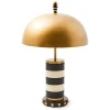Flatiron Leather Stripe Table Lamp