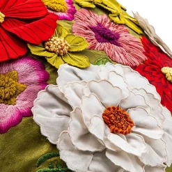 Fleur de Leaf Throw Pillow