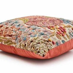 Flower Field Throw Pillow