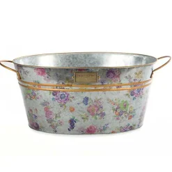 Flower Market Galvanized Beverage Bucket