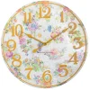 Flower Market Outdoor Wall Clock