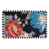 Flower Market Reflections Black 3' x 5' Rug