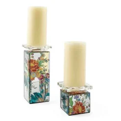 Flower Market Reflections Short Candle Holder