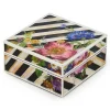 Flower Market Silver Plated Trinket Box