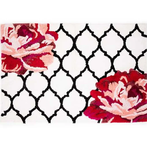 Flower Show Bath Rug